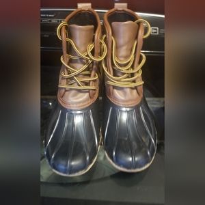 Women rain ducks boots size 7